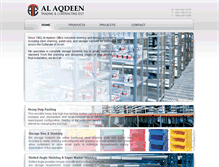 Tablet Screenshot of alaqdeen.com